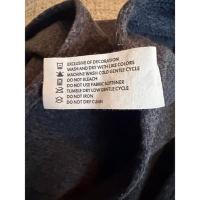 90 Degrees Twist Front Hemline Tank Top S Gray Cropped Crew Neckline Sleeveless - Thumbnail 11