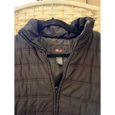 SB Active Puffer Vest Jacket Black Large NWOT Full Zip Front Mock Neck Collar - Thumbnail 6