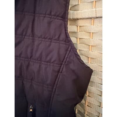 SB Active Puffer Vest Jacket Black Large NWOT Full Zip Front Mock Neck Collar - Thumbnail 8
