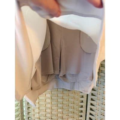 32 Degrees Cool Ladies Athletic Tennis Skort Beige XL NWT Pull On Style - Thumbnail 5