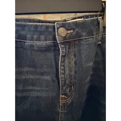 MUDD Women's Utility Mini Skirt Junior 15 Dark Blue Mid Rise Cargo Pocket - Thumbnail 6