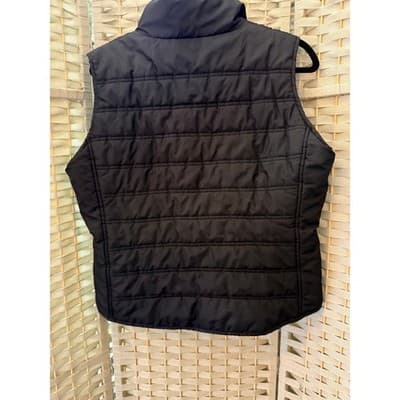 SB Active Puffer Vest Jacket Black Large NWOT Full Zip Front Mock Neck Collar - Thumbnail 10