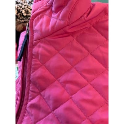 Van Heusen Quilted Zip Front Outerwear Vest XL Pink NWOT Standalone Collar - Thumbnail 14