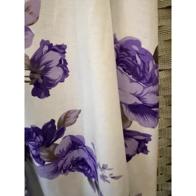 SHEIN Floral Spaghetti Strap Tank Top White Lilac Purple Flowy Women’s Large - Thumbnail 7