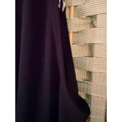 AB STUDIO Sleeveless Maxi Dress XL Black White Geometric Panel Straight Cut - Thumbnail 14