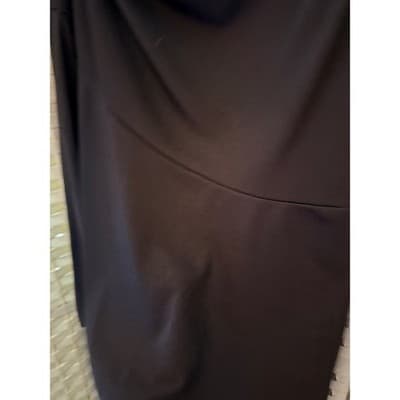 SHEIN Curve Asymmetrical Draped One Shoulder Top 2XL Black Cowl Neck Style - Thumbnail 5