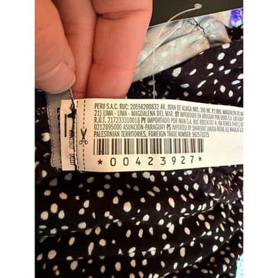 Forever 21 Ruched Sweetheart Crop Top S Black Ditsy Polka Dot Sleeveless NWT - Thumbnail 15