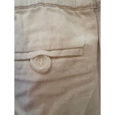 Love Tree Pull On Adjustable Drawstring Waistband Casual Short White Large - Thumbnail 15