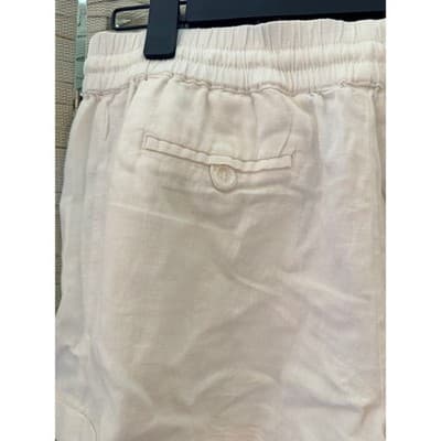 Love Tree Pull On Adjustable Drawstring Waistband Casual Short White Large - Thumbnail 14
