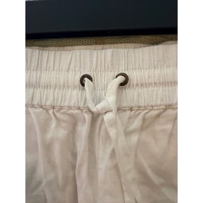 Love Tree Pull On Adjustable Drawstring Waistband Casual Short White Large - Thumbnail 7