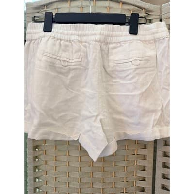Love Tree Pull On Adjustable Drawstring Waistband Casual Short White Large - Thumbnail 13