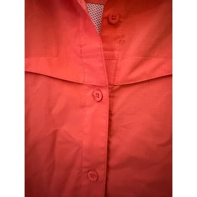 Magellan Outdoors Women's Fish Gear Short Sleeve Top Orange M Button Down NWOT - Thumbnail 6
