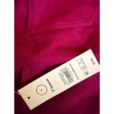 NO BOUNDARIES Faux Suede Hot Shorts S Purple Plum High Rise Waist NWT - Thumbnail 13