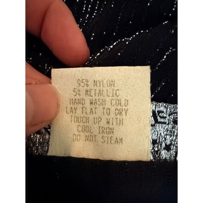 Sherade Nites Women’s Size 14 Black Sparkle Dress Gold Metallic Party NWT - Thumbnail 18