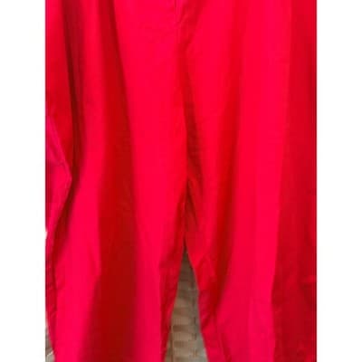 J.G. Hook Capri Crop Pants 26WP Red NWOT Straight Leg Elastic Waistband Mid Calf - Thumbnail 6