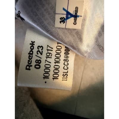 Reebok Identity Big Logo Fleece Hoodie Jacket M Gray Adjustable Drawstring NWT - Thumbnail 10