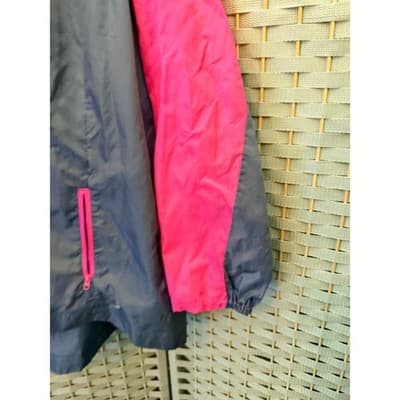 Excertek Active Windbreaker Jacket 2X Pink NWOT Lightweight Hooded Raincoat - Thumbnail 6
