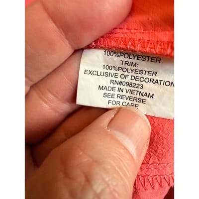 Magellan Outdoors Women's Fish Gear Short Sleeve Top Orange M Button Down NWOT - Thumbnail 14