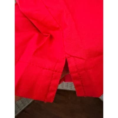 J.G. Hook Capri Crop Pants 26WP Red NWOT Straight Leg Elastic Waistband Mid Calf - Thumbnail 5