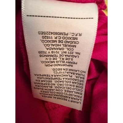 Rafaella Women's Floral Cosmo Pink Tropical Print Mini Skorts Yellow Small - Thumbnail 15