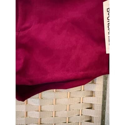 NO BOUNDARIES Faux Suede Hot Shorts S Purple Plum High Rise Waist NWT - Thumbnail 3