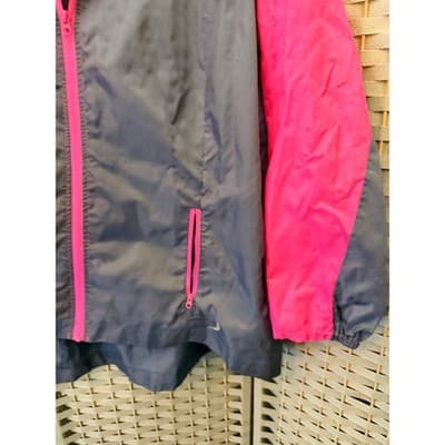 Excertek Active Windbreaker Jacket 2X Pink NWOT Lightweight Hooded Raincoat - Thumbnail 7