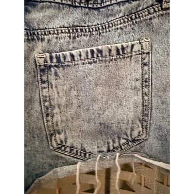 Hollister Denim Shorts Women's 10 Light Wash Frayed Raw Hem Distressed - Thumbnail 13