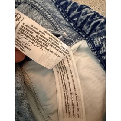 Hollister Denim Shorts Women's 10 Light Wash Frayed Raw Hem Distressed - Thumbnail 15