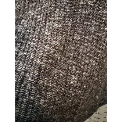 Socialite Teen Sweater Top Medium Gray Cold Shoulder Short Sleeve Lightweight - Thumbnail 5