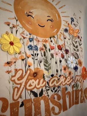 Women's Custom Design Hoodie You Are My Sunshine Boutique 1/1 Exclusive Top - Thumbnail 5