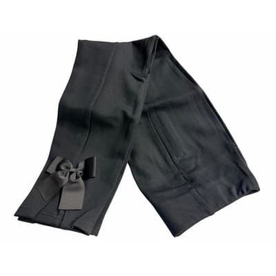 Cato Womens Black Slit Bow Detail Dress Pants Black Size Small NWOT - Thumbnail 9