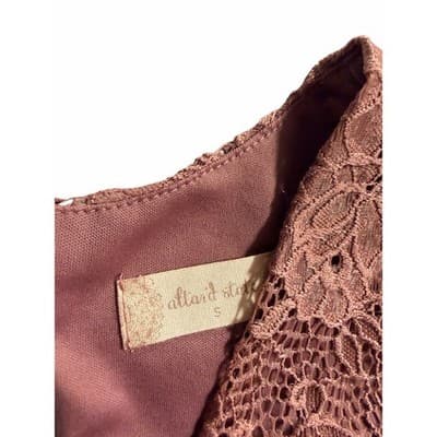 Altard State Lace Fit And Flare Keyhole Back Sleeveless Mini Dress Pink Small - Thumbnail 8