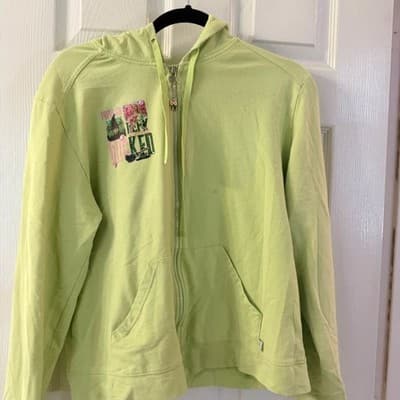 Wicked Musical Elphaba Glinda Graphic Zipper Hoodie Custom Design 1/1 Exclusive - Thumbnail 2