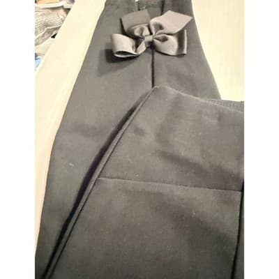 Cato Womens Black Slit Bow Detail Dress Pants Black Size Small NWOT - Thumbnail 6