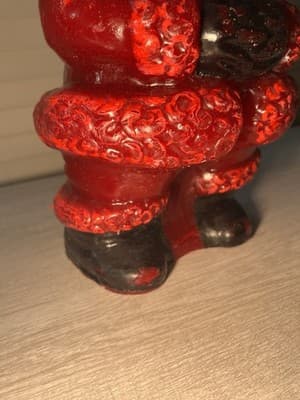 Rare MCM Tavern Candle Solid Wax SANTA Store Display 24” Vintage Christmas Grail - Thumbnail 11