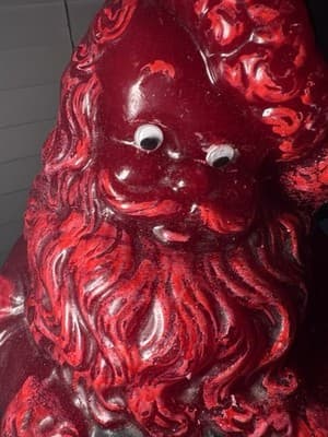 Rare MCM Tavern Candle Solid Wax SANTA Store Display 24” Vintage Christmas Grail - Thumbnail 8