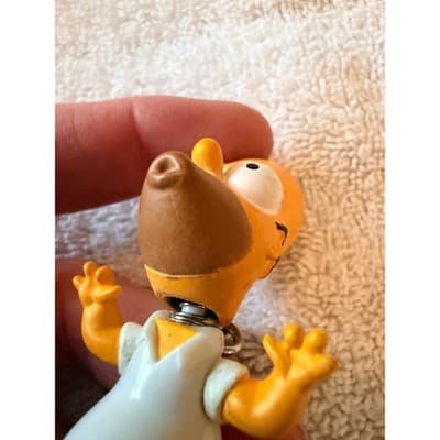 Vintage Homer Simpson Bobble Head Keychain Figure The Simpsons Cartoon Toy NWT - Thumbnail 9