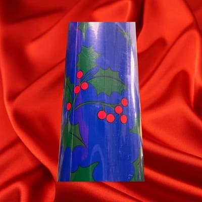 RARE Vintage Christmas Wrapping Paper Unopened Sealed Cleo Retro Gift Wrap NOS - Thumbnail 9