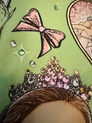 Wicked Movie Lime Green Denim Jacket Glinda Elphaba Ariana Grande - Thumbnail 3