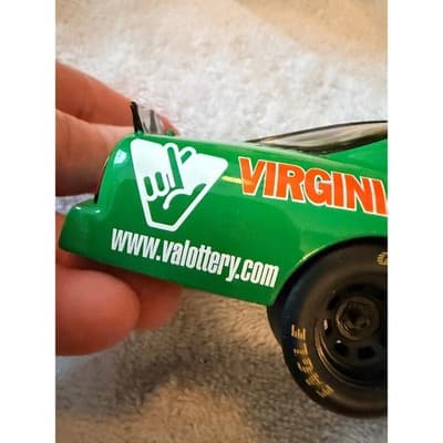 Racing Champions 2001 Hermie Sadler #13 Virginia Lottery Diecast 1:24 AUTOGRAPH - Thumbnail 16