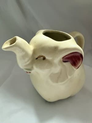 Vintage Shawnee Pottery Elephant Creamer 1940s Ceramic MCM Kitchen - Thumbnail 13