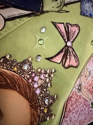 Wicked Movie Lime Green Denim Jacket Glinda Elphaba Ariana Grande - Thumbnail 19