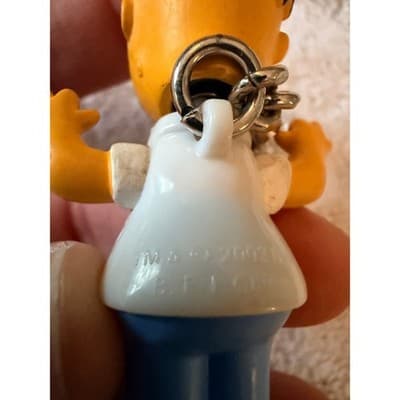 Vintage Homer Simpson Bobble Head Keychain Figure The Simpsons Cartoon Toy NWT - Thumbnail 6