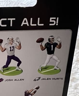 NFL Mini Collectible Excite Football Figures Jaylen Hurts - Thumbnail 5