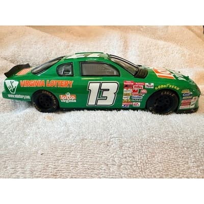 Racing Champions 2001 Hermie Sadler #13 Virginia Lottery Diecast 1:24 AUTOGRAPH - Thumbnail 12
