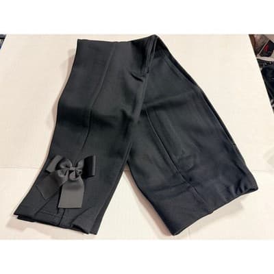 Cato Womens Black Slit Bow Detail Dress Pants Black Size Small NWOT - Thumbnail 13