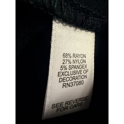 Cato Womens Black Slit Bow Detail Dress Pants Black Size Small NWOT - Thumbnail 8