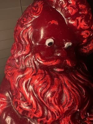 Rare MCM Tavern Candle Solid Wax SANTA Store Display 24” Vintage Christmas Grail - Thumbnail 10