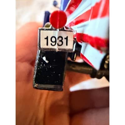 National Motor Museum Ford Model A Pickup Truck American Flag Diecast Car IOB - Thumbnail 7
