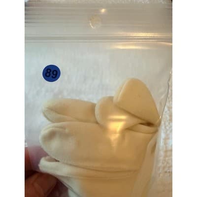 Vintage Cream Dress Gloves Women’s Scalloped Cuff Embroidered Bow Formal - Thumbnail 14